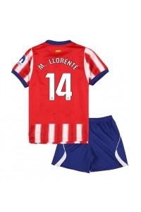 Atletico Madrid Marcos Llorente #14 Jalkapallovaatteet Lasten Kotipeliasu 2026-27 Lyhythihainen (+ Lyhyet housut)